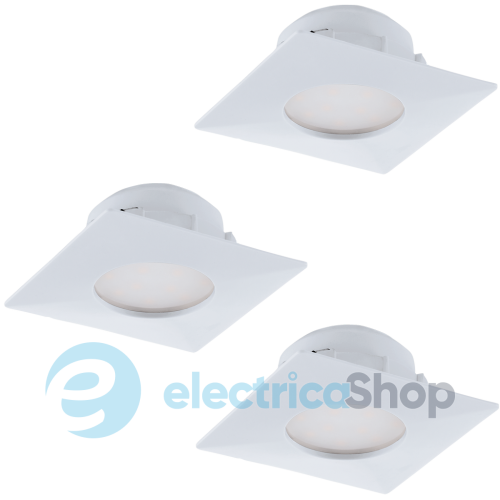Вбудований світильник Eglo 95801 PINEDA, 3 штуки в наборі