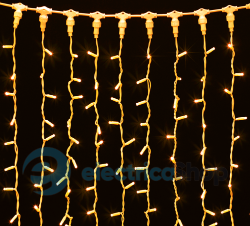 Гирлянда внешняя DELUX «CURTAIN» 456LED 2x1.5m тепл.белый/белый IP44