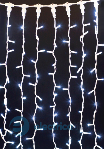 Гірлянда зовнішня DELUX «CURTAIN» 912LED 2x3m білий/білий IP44 EN