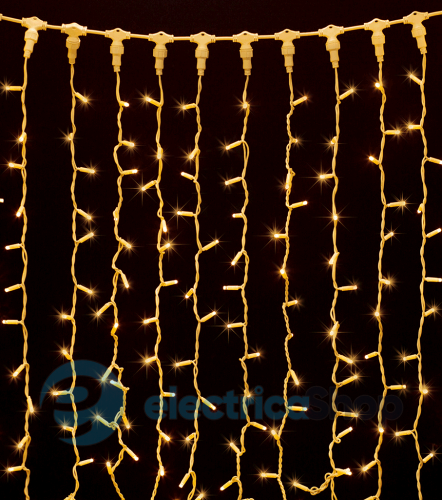 Гірлянда зовнішня DELUX «CURTAIN» 912LED 2x3m жовтий/білий IP45