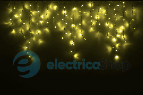 Гирлянда внешняя DELUX «ICICLE» 120LED 2x0.9m желтый/белый IP44 EN
