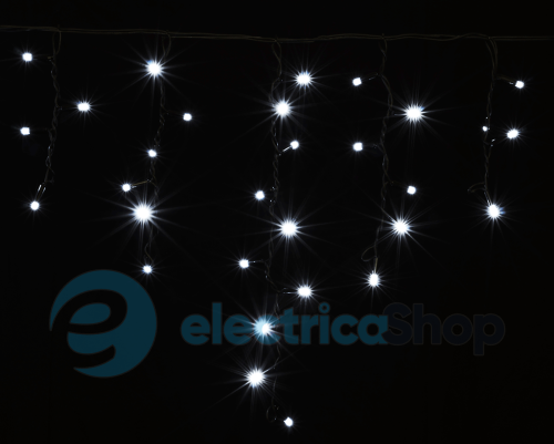 Гірлянда зовнішня DELUX «ICICLE» 90LED 2x0.5m білий/чорний IP44 EN