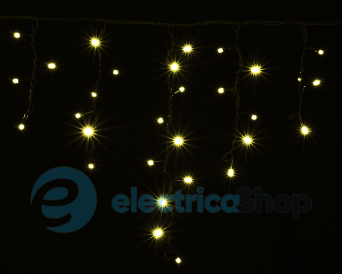 Гирлянда внешняя DELUX «ICICLE» 90LED 2x0.5m желтый /черный IP44 EN