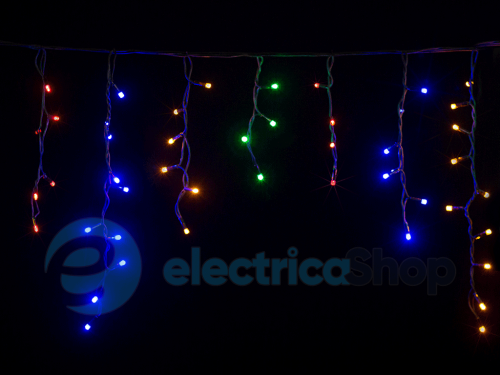 Гирлянда внешняя DELUX «ICICLE» 90LED 2x0.5m мульти/черный IP44 EN