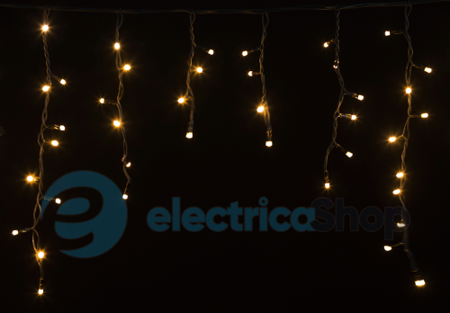 Гирлянда внешняя DELUX «ICICLE» 90LED 2x0.5m тепл.белый/черный IP44 EN