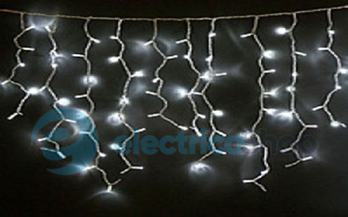 Гирлянда светодиодная уличная "Бахрома" 200 ламп (LED) (3м) (чёрный провод)