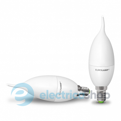 Світлодіодна лампа Eurolamp ЕКО серия P Candle on Wind 6W E14 3000K тепла (LED-CW-06143(P)