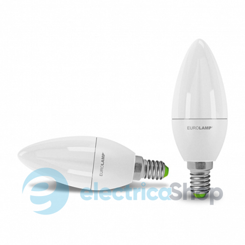 Світлодіодна лампа «Eurolamp» ЕКО  CL 8W E14 3000K тепла (LED-CL-08143(p)