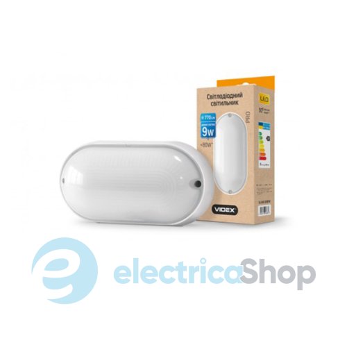 Світильник накладний VIDEX LED ЖКГ VL-BHO-095PW 9W 5000K (24255)