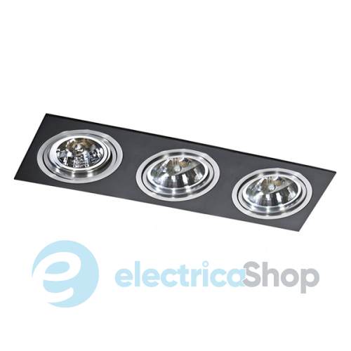 Точечный светильник Azzardo Siro 3 GM2300 BK/ALU (AZ0775)