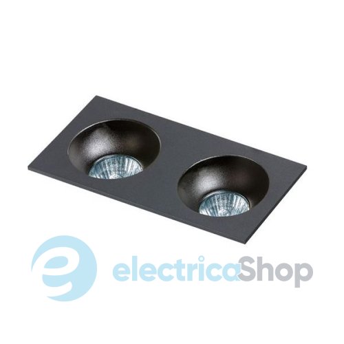 Точковий світильник Azzardo Hugo 2 Downlight GM2203 BK (AZ1740), без вставки