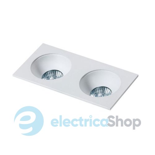 Точечный светильник Azzardo Hugo 2 Downlight GM2203 WH (AZ1739), без вставки