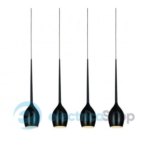 Підвісний світильник Azzardo MD1288B-4BL IZZA 4 pendant black (AZ0100)