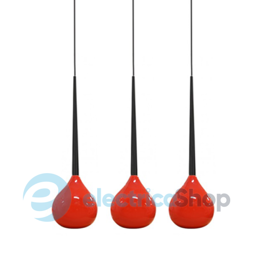 Подвесной светильник Azzardo MD1289-3RD AGA 3 pendant red (AZ1066)
