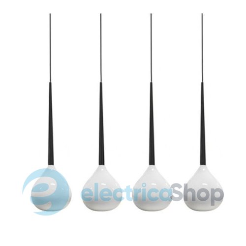 Підвісний світильник Azzardo MD1289-4WH AGA 4 pendant white (AZ1068)