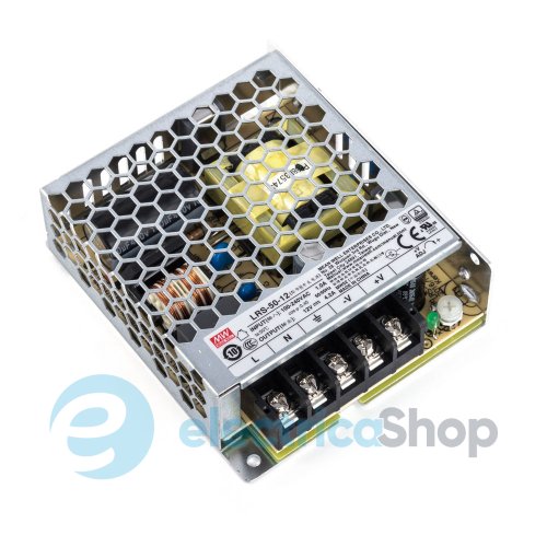 Блок питания негерметичный 75Вт 12V/DC IP20 Mean Well (LRS-75-12)