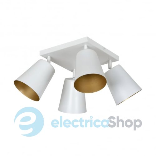 Спот EMIBIG PRISM 4 WHITE / GOLD 407/4