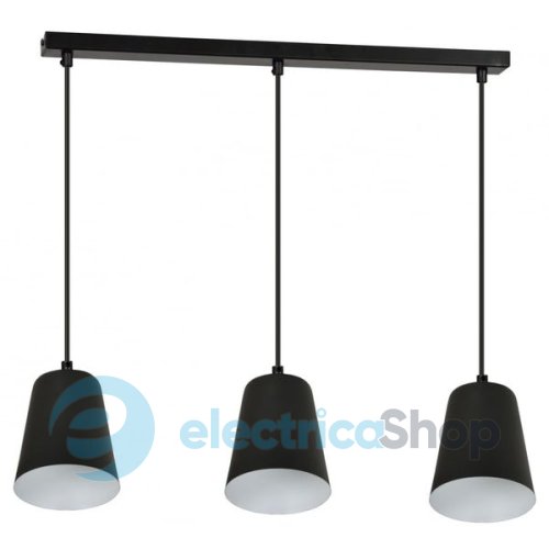 Люстра EMIBIG MILAGRO 3 BLACK / WHITE 396/3