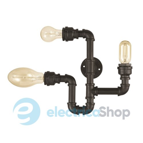 Светильник Ideal Lux Plumber AP3 142517 Nero