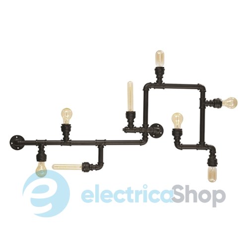 Светильник Ideal Lux Plumber PL8 136714 Nero