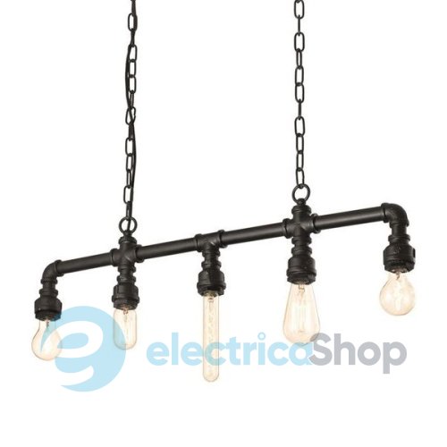 Підвісний світильник Ideal Lux Plumber SP5 (136738) Nero