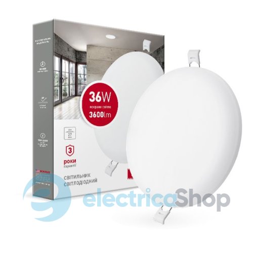 LED світильник MAXUS Slim Panel SP edge 36W 4100K (1-MSP-3641-C)
