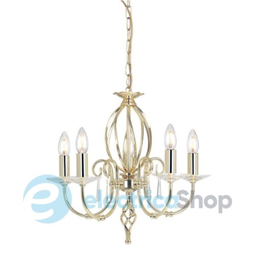 Люстра Elstead Aegean AG5 (POL BRASS)