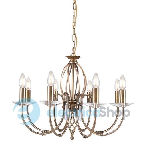 Люстра Elstead Aegean AG8 (AGED BRASS)