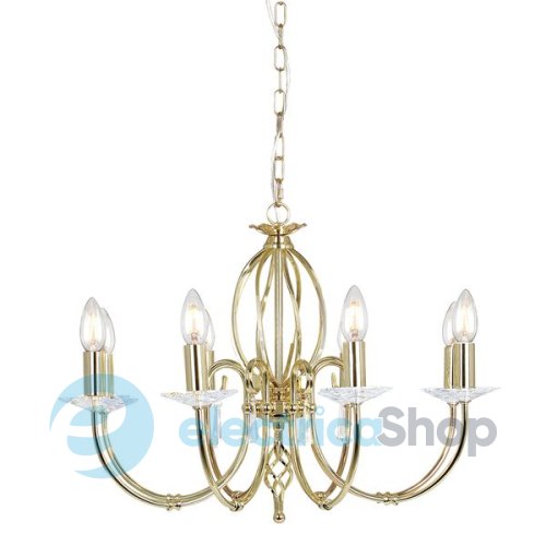 Люстра Elstead Aegean AG8 (POL BRASS)