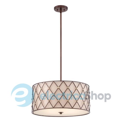Люстра Elstead Brown Lattice QZ/BROWNLATT/P/L