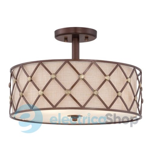 Люстра Elstead Brown Lattice QZ/BROWNLATT/SF