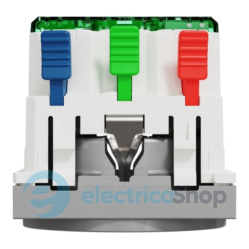 Розетка з з/к + USB C, 10,5 Вт, 2 модулі, New Unica NU301730, алюміній