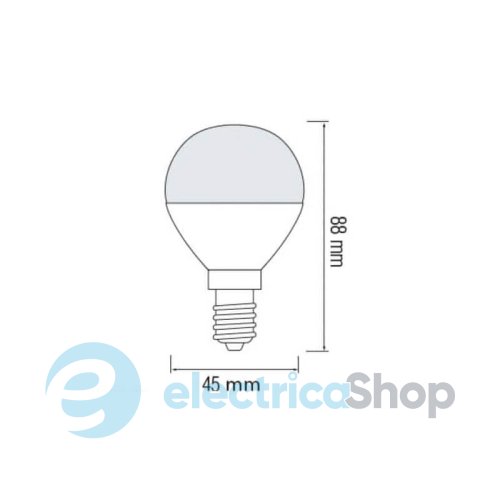 Світлодіодна лампа Horoz ELITE-10 10W Е14 6400K 001-005-0010-010