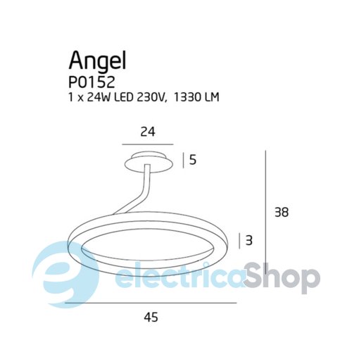 Подвесной светильник MAXLIGHT ANGEL P0152 3000K