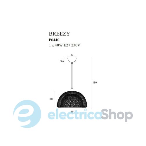Підвісний світильник MAXLIGHT BREEZY P0440