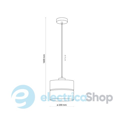 Подвесной светильник TK-Lighting ECO 1 5770