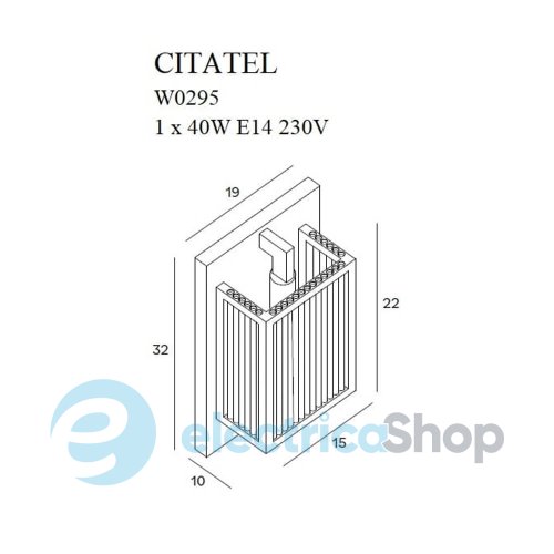 Бра MAXLIGHT CITATEL W0295
