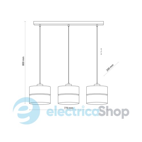 Подвесной светильник TK-Lighting ECO 3 5771