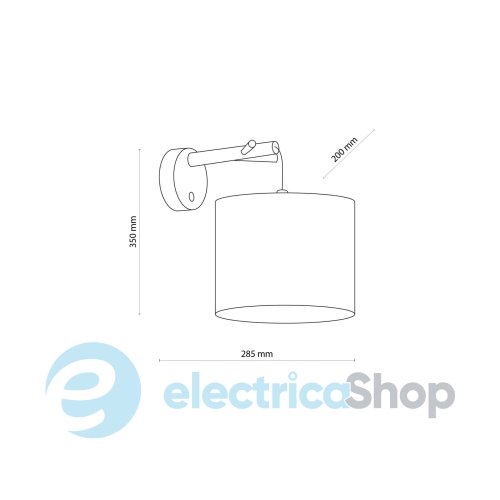 Бра TK-Lighting ALBERO LINEN 6555