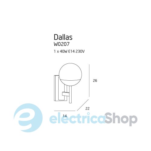 Бра MAXLIGHT DALLAS W0207