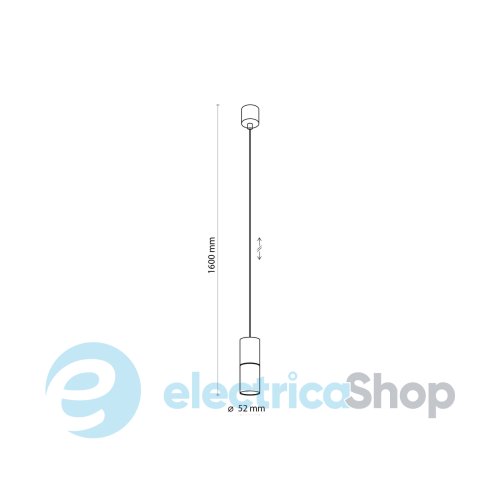 Підвісний світильник TK-Lighting ELIT BLACK WOOD 1 6309