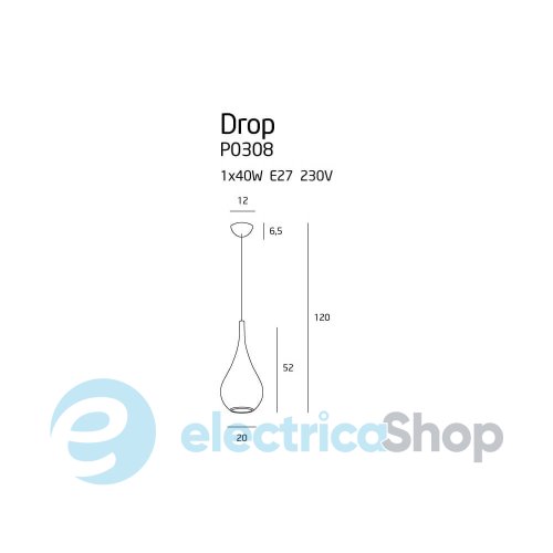 Подвесной светильник MAXLIGHT DROP P0308 