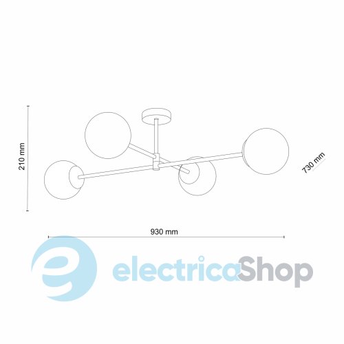 Люстра TK-Lighting CADIX 4 4607