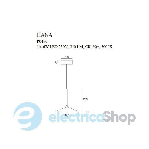 Подвесной светильник MAXLIGHT HANA P0456