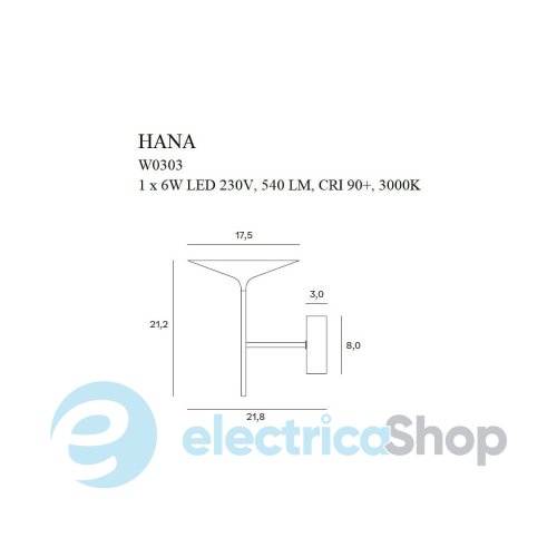 Бра MAXLIGHT HANA W0303