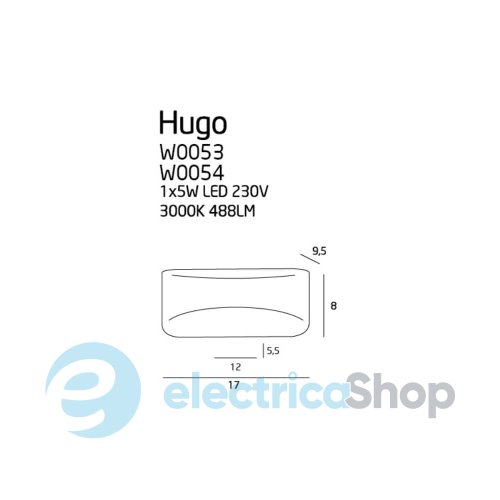 Бра MAXLIGHT HUGO W0053