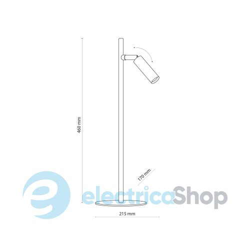 Настільна лампа TK-Lighting 5411 LAGOS WHITE