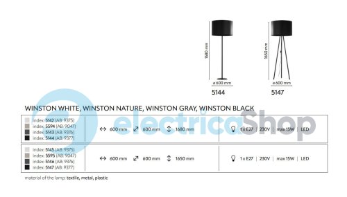 Торшер TK-Lighting WINSTON 5147