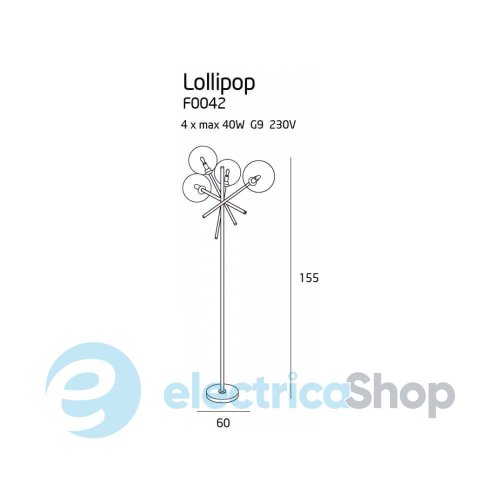 Торшер MAXLIGHT LOLLIPOP (F0042)