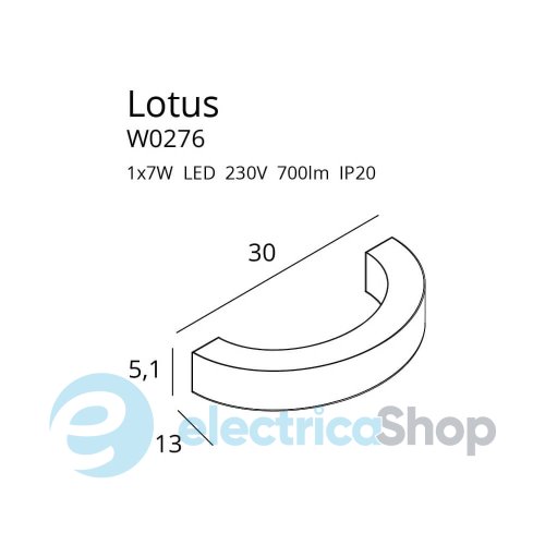 Бра MAXLIGHT LOTUS W0276